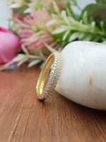 Load image into Gallery viewer, 14 kt yellow gold eternity band