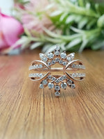 Load image into Gallery viewer, 14 kt Marquise Shape Lab Grown Wedding Ring