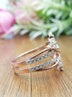 Load image into Gallery viewer, 14 kt Marquise Shape Lab Grown Wedding Ring