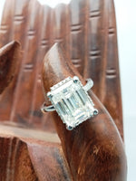 Load image into Gallery viewer, Emerald Cut Lab Grown Diamond Ring