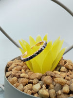 Load image into Gallery viewer, 10/14 kt black diamond eternity band