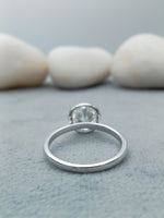 Load image into Gallery viewer, 2.40 carat round cut lab grown bezel engagement ring
