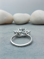 Load image into Gallery viewer, 4.5ct Round Cut Lab-Created trilogy Solitaire Ring White Gold Plated