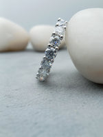 Load image into Gallery viewer, 14k White Gold 5.00ct Eternity Wedding Band