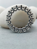 Load image into Gallery viewer, 14k White Gold 5.00ct Eternity Wedding Band