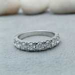 Load image into Gallery viewer, 14k White Gold Diamond Eternity Ring