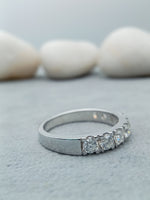 Load image into Gallery viewer, 14k White Gold Diamond Eternity Ring