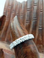 Load image into Gallery viewer, 14k White Gold Diamond Eternity Ring
