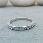 Load image into Gallery viewer, 14k White Gold Diamond Eternity Band
