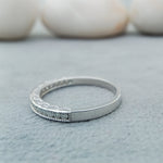Load image into Gallery viewer, 14k White Gold Diamond Eternity Band