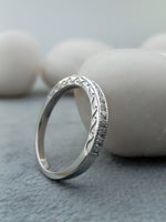 Load image into Gallery viewer, 14k White Gold Diamond Eternity Band