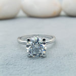 Load image into Gallery viewer, 2.00 carat round brilliant cut Lab Grown diamond engagement ring