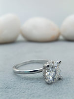 Load image into Gallery viewer, 2.00 carat round brilliant cut Lab Grown diamond engagement ring