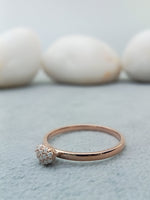 Load image into Gallery viewer, 14 kt lab grown Diamond Heart Ring