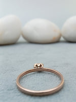 Load image into Gallery viewer, 14 kt lab grown Diamond Heart Ring
