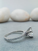 Load image into Gallery viewer, 2 Carat Round Lab Grown Solitaire Ring