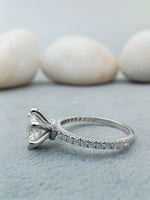 Load image into Gallery viewer, 2 Carat Round Lab Grown Solitaire Ring