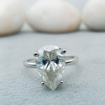 Load image into Gallery viewer, 1.8ct Pear Lab Grown Solitaire Engagement Ring