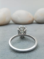 Load image into Gallery viewer, 1.8ct Pear Lab Grown Solitaire Engagement Ring