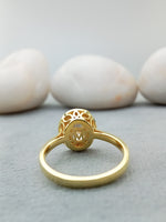 Load image into Gallery viewer, 1.5 carat oval cut Lab Grown engagement ring