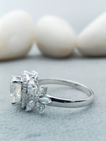 Load image into Gallery viewer, 1.20 ct Oval Cut Lab Grown Engagement Ring