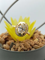 Load image into Gallery viewer, 1.5 carat oval cut Lab Grown engagement ring