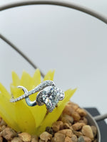 Load image into Gallery viewer, 14 kt white gold lab engagement ring