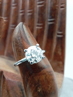 Load image into Gallery viewer, 2.00 carat round brilliant cut Lab Grown diamond engagement ring