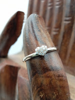 Load image into Gallery viewer, 14 kt lab grown Diamond Heart Ring