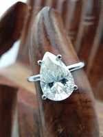 Load image into Gallery viewer, 1.8ct Pear Lab Grown Solitaire Engagement Ring