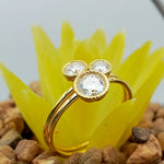Load image into Gallery viewer, 14 kt Yellow Gold 3 Stone Diamond Ring