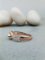 Load image into Gallery viewer, East West Marquise Cut Lab Grown Diamond Engagement Ring