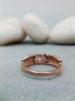 Load image into Gallery viewer, 14 kt Rose Gold Single Diamond Ring