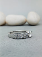 Load image into Gallery viewer, 14k Rose Gold Over 1.0 ct Round Cut Lab Grown New Halo Engagement Wedding Ring