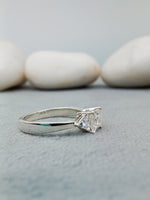 Load image into Gallery viewer, 14 kt T.W. Diamond Three-Stone Engagement Ring