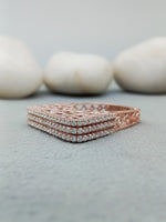 Load image into Gallery viewer, 14 kt rose gold engagement band