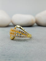 Load image into Gallery viewer, 14/18 kt yellow gold lab engagement ring
