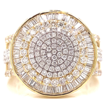 Load image into Gallery viewer, Baguette and Round Diamond Men's Ring