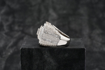 Load image into Gallery viewer, 14k White Gold Round & Baguette Square Championship Ring