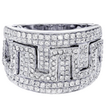 Load image into Gallery viewer, White Gold Fashion Jewellry Brass Cubic Zirconia Brass Ring