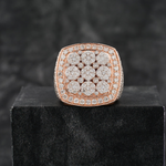 Load image into Gallery viewer, Adult Men 10K Championship Rose Gold Flower Cluster Ring