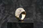 Load image into Gallery viewer, 5ct Round Diamond Baguette Ring