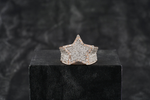 Load image into Gallery viewer, 10K Rose Gold Star Diamond Ring