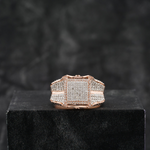 Load image into Gallery viewer, 14/18k White & Yellow Gold Hip Hop Ring