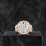 Load image into Gallery viewer, 10k Rose Gold Baguette & Rounds Ring