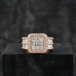 Load image into Gallery viewer, 14 kt Gold & Diamonds 18k Gold & Real Diamond Ring for Women I Original Diamond Ring for Women