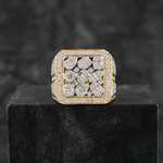 Load image into Gallery viewer, 14 kt Gold & Diamonds 18k Gold Maze Championship Ring