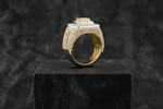 Load image into Gallery viewer, Iced Out Round & Baguette Shape Royal Championship Ring in Hip Hop for Men