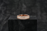 Load image into Gallery viewer, 14k Rose Gold Baguette Diamond Ring