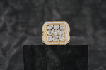 Load image into Gallery viewer, 14 kt Gold & Diamonds 18k Gold Maze Championship Ring